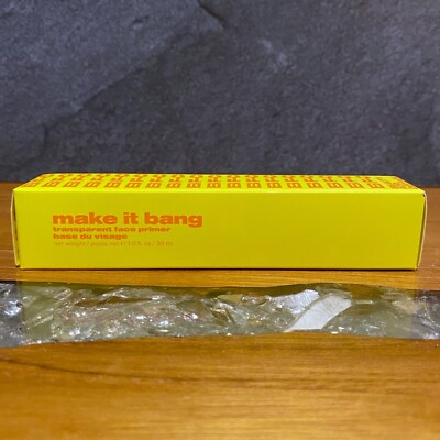 Beauty for Certain BFC Make It Bang Transparent Face Primer Full Size 1 Oz NIB