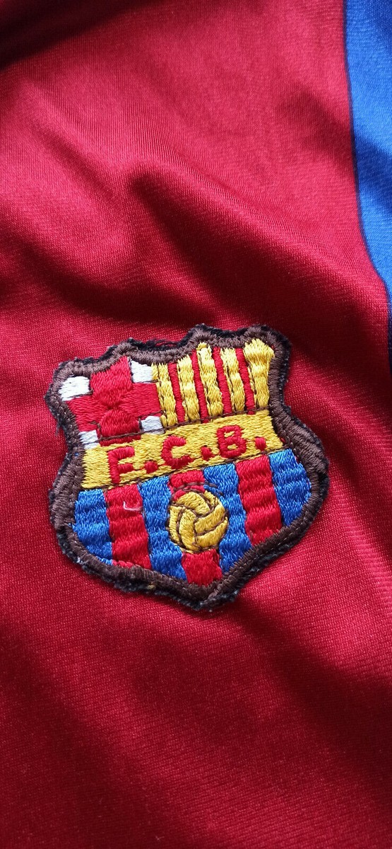 Maillot Maradona Barcelona Match Worn - Meyba 1982-1983 - Vintage Authentique - Taille XG