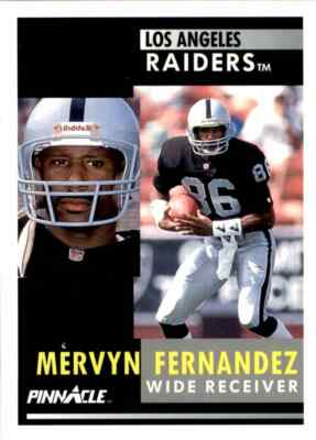 1991 Score Pinnacle Mervyn Fernandez Oakland Raiders #341