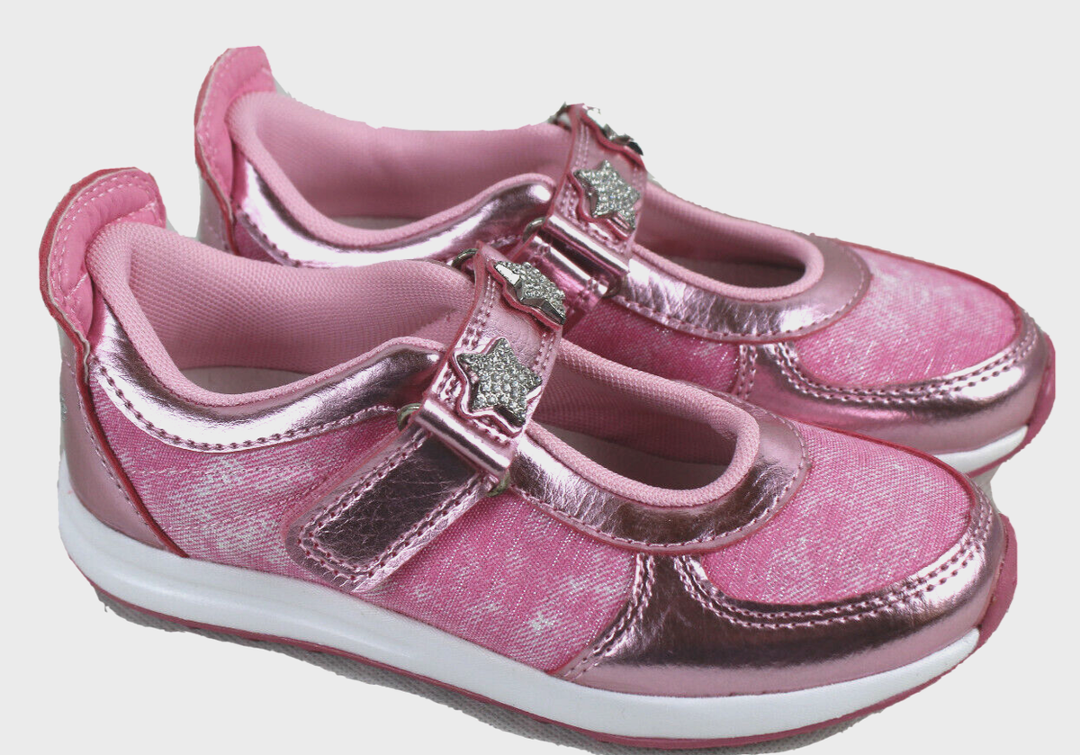 Colorissima by Lelli Kelly Dolly ballerina in rose/metallic size 33, new