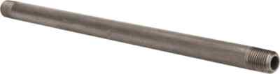Value Collection Schedule 80, 1/4'' Diam x 10'' Long Black Pipe Nipple Threaded
