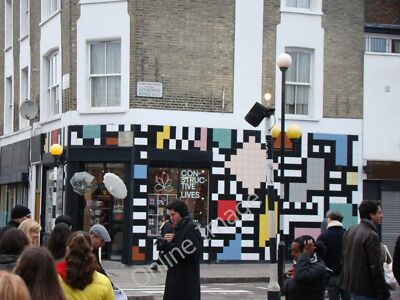 Photo 12x8 Constructive Lives, Golborne Road Kensal Town A rather gaudy gi c2010