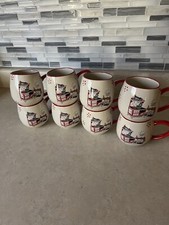 8 Winter Whimsey Santa Christmas Mugs