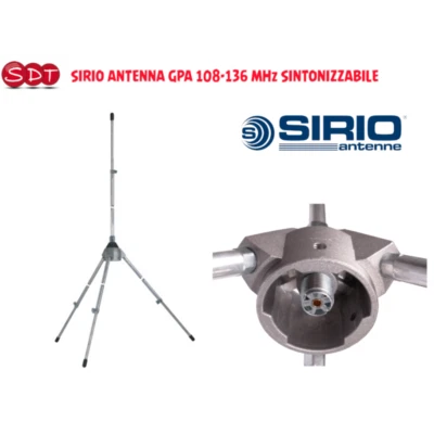 SIRIO ANTENNA GPA 108-136 MHz SINTONIZZABILE