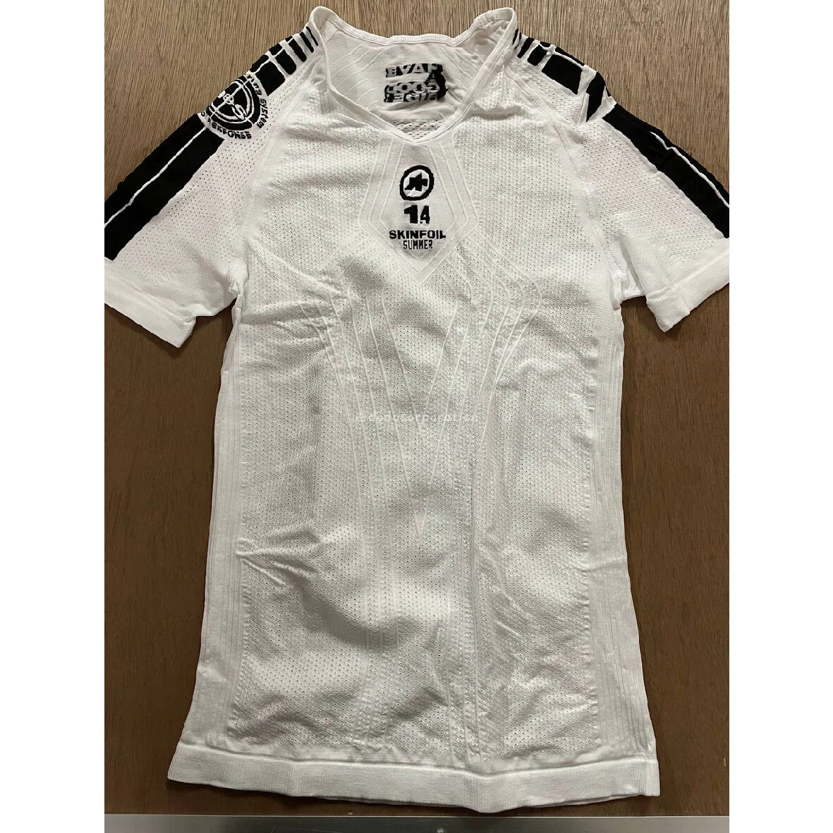 ASSOS MEN'S BASE LAYER SHORT SLEEVE SS SKINFOIL SUMMER S7 WHITE