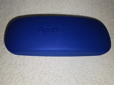 Apollo Brillenetui, Hartschalenetui, Blau, 16 x 6 x 3,7 cm   Neu