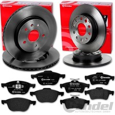 brembo BREMSSCHEIBEN + BEL&Auml;GE VORNE + HINTEN f&uuml;r MAZDA 5 CW + CR Bj. 2005 - 2018