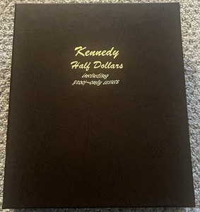 DANSCO COIN ALBUM #8166 KENNEDY HALF DOLLARS 1964-2012 INCLUDING PROOFS