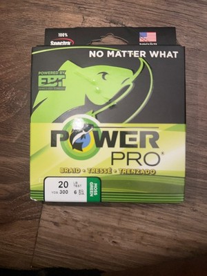 PowerPro Braided Fishing Line   Moss Green, 20 lb Test, 300 Yards  PowerPro  bra