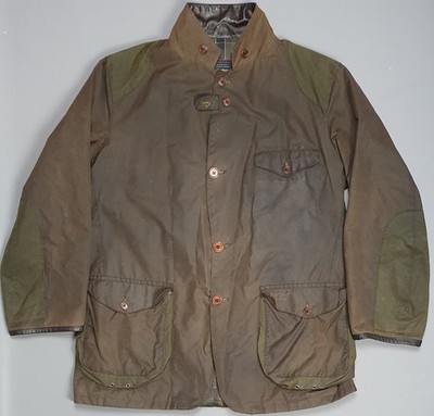 Barbour Dept B Beacon Sports Wachsjacke Herren UK XL Grün Waxed Bond Skyfall