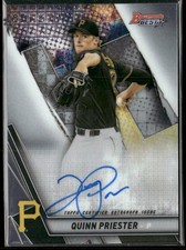Quinn Priester 2019 Bowman's Best #B19-QP Best of 2019 Autograph Auto Pirates