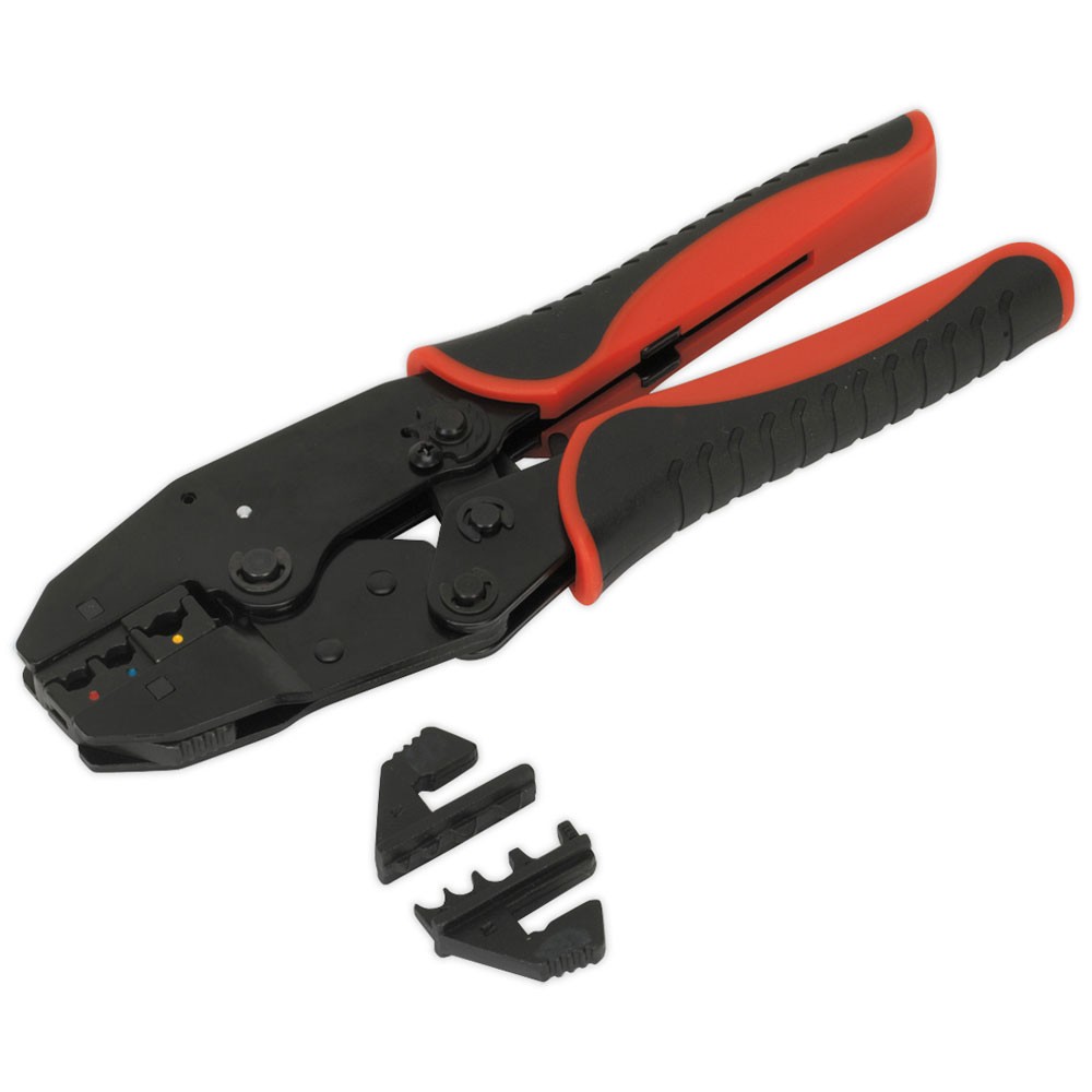 Sealey Ratchet Crimping Tool Interchangeable Jaws