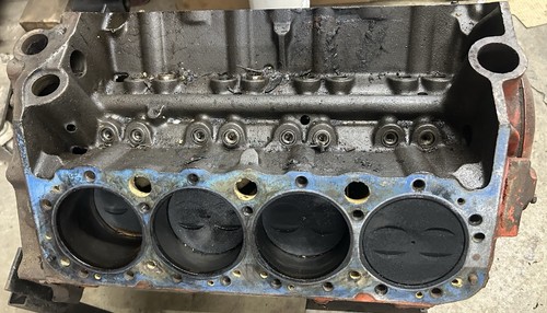 Chevy SB 283 Engine Short Block Assembly 3849852 Dated G285 (F0730WA ...