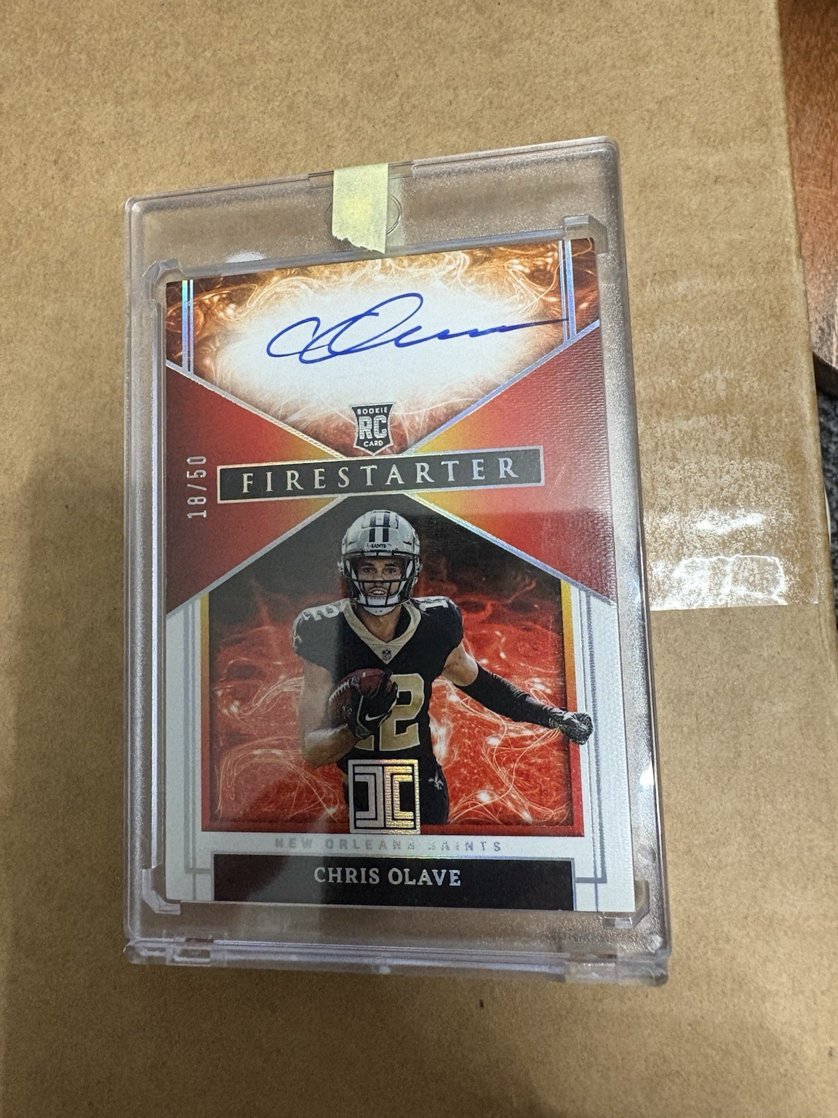 Chris Olave Panini Impeccable Firestarter Signatures #FIRCOL Base