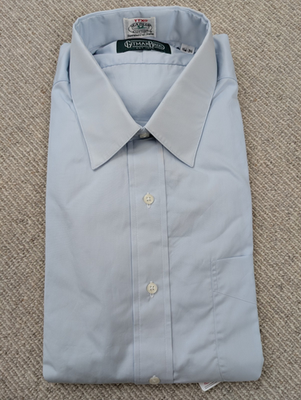 New Vintage Gitman Bros. Sea Island Cotton Dress Shirt TTX 16.5x36 USA Made  | eBay