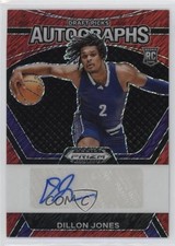 2024-25 Panini Prizm Draft Picks FOTL Red Shimmer /11 Dillon Jones Auto 15bk