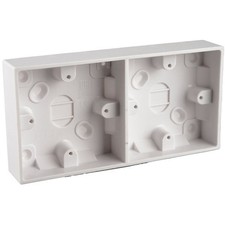 Pattress Box Surface Mount Dual 26mm