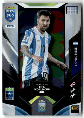 Panini Adrenalyn XL FIFA 365 2026 No. FWC8 Lionel Messi Fifa World