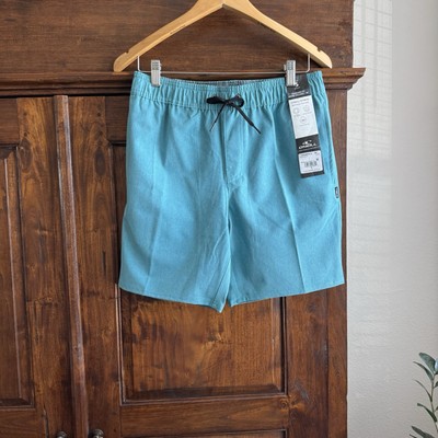 O Neill Reserve Elastic Waist 18 Hybrid Shorts New with Tags Men's Size Small
