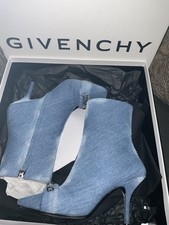 Authentic Givenchy G Woven Denim Ankle Boots - Women’s Sz 8 - GREAT