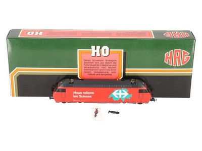 HAG 281 SBB Wir Verbinden f/i Re 4/4 Electric Locomotive #460 035-7 EX/Box