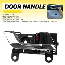Front Passenger Silver Lever Interior Door Handle For 08-13 Toyota Highlander M