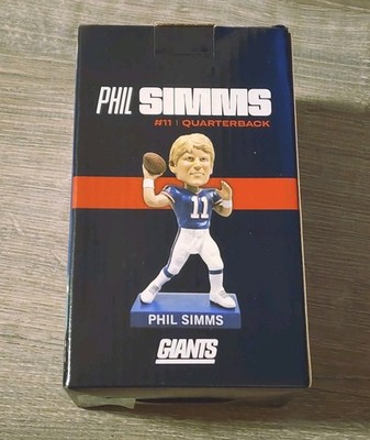 NY Giants Phil Simms Bobblehead 11/2/2025 Met Life Stadium Give Away 