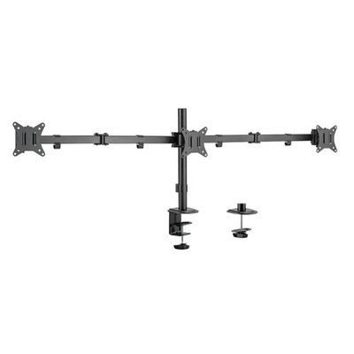 LogiLink Monitorhalterung, 3-fach, 17-27'', Armlänge: je 658 mm, Aluminium