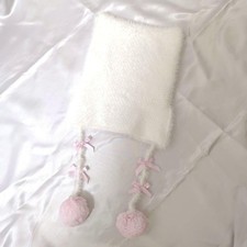 Disney Resort Mickey Knit Hoodie White Cozy Used