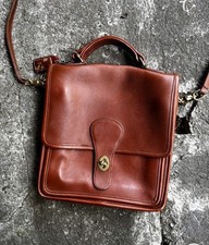 Vintage Coach Station Bag 5130 British Tan Re...
