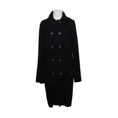 Strenesse Blue, Mantel, Damen, Größe: 42, Schwarz, Wolle, Einfarbig #rOD