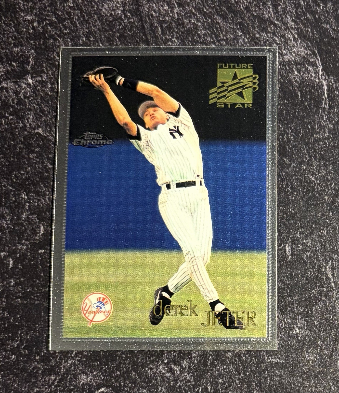 Derek Jeter 1996 Topps Chrome Future Stars #80