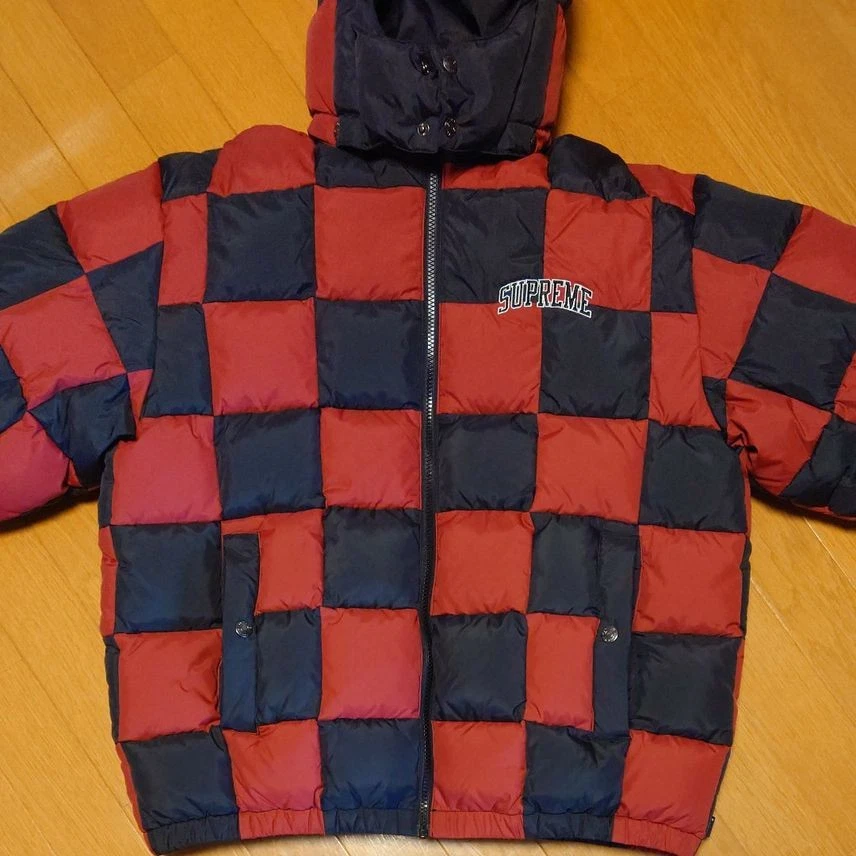 Veste bouffante à damier suprême