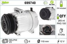 Kompressor Klimaanlage VALEO RE-GEN - AT 699740 +99.51€ Pfand für LAGUNA SATIS 2