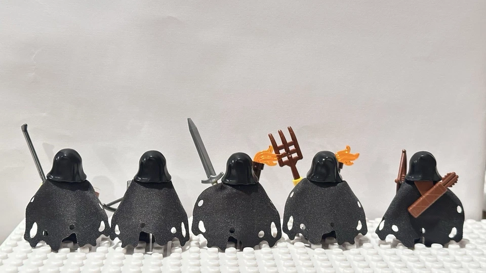 LEGO Castillo Lobo Pack Maestro Bestia x5 Minifiguras Caballero Medieval + CAPAS (LEER) Foto 3 de 4