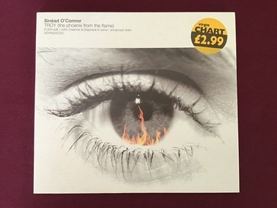 Sinead O'Connor   Troy (The Phoenix From The Flame) - CD, Single, Enhanced, 2002