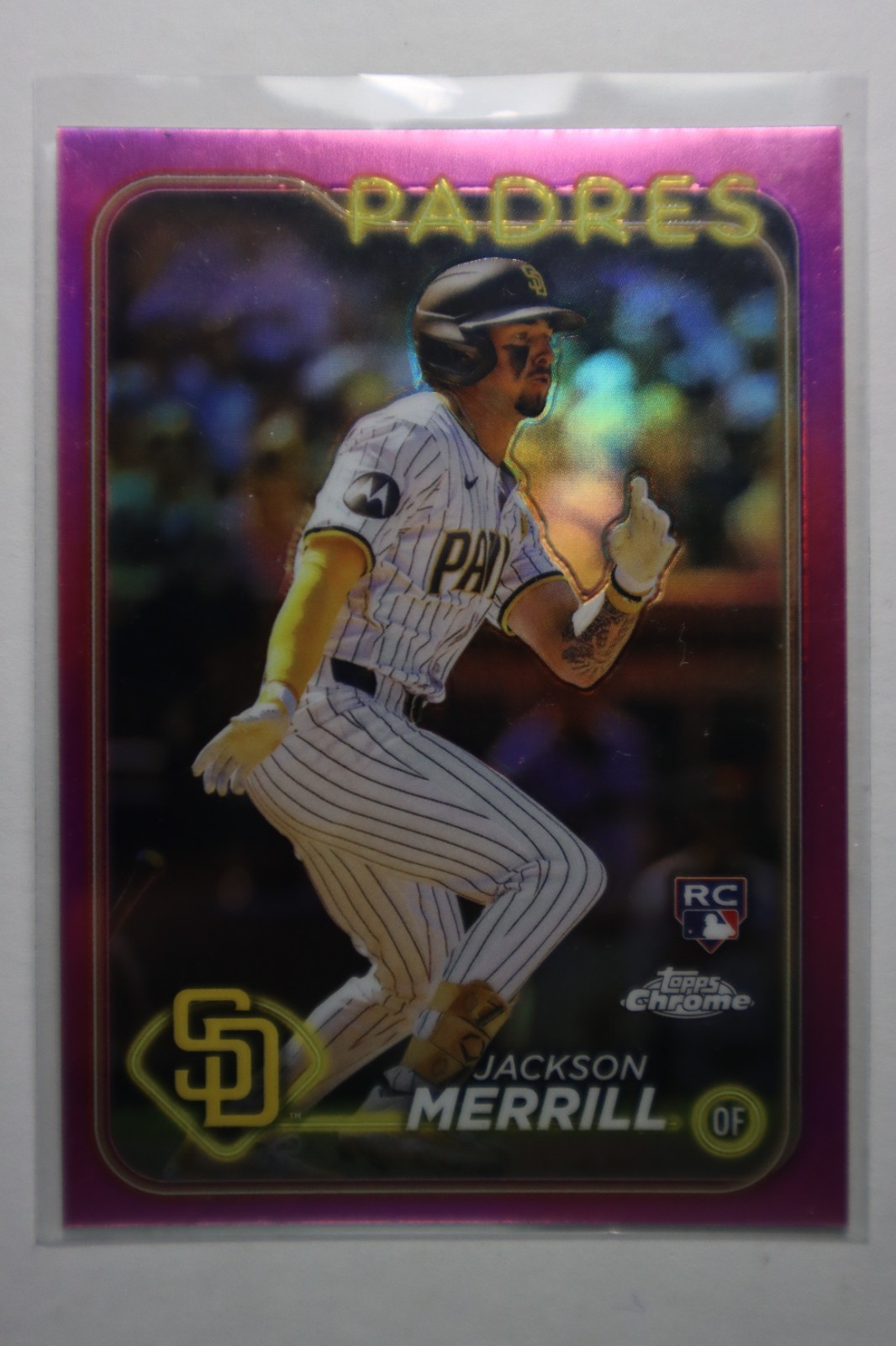 2024 Topps Chrome - Jackson Merrill #207 Pink Refractor (RC)