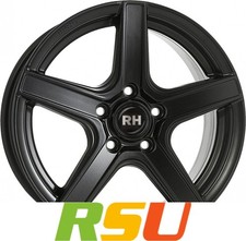 RH Alurad AR4 racing schwarz lackiert 6.5x15" ET45 LK5 112 ML 72.6 Alufelgen ... RH Alurad AR4 racing schwarz lackiert 6.5x15" ET45 LK5 112 ML 72.6 Alufelgen ...