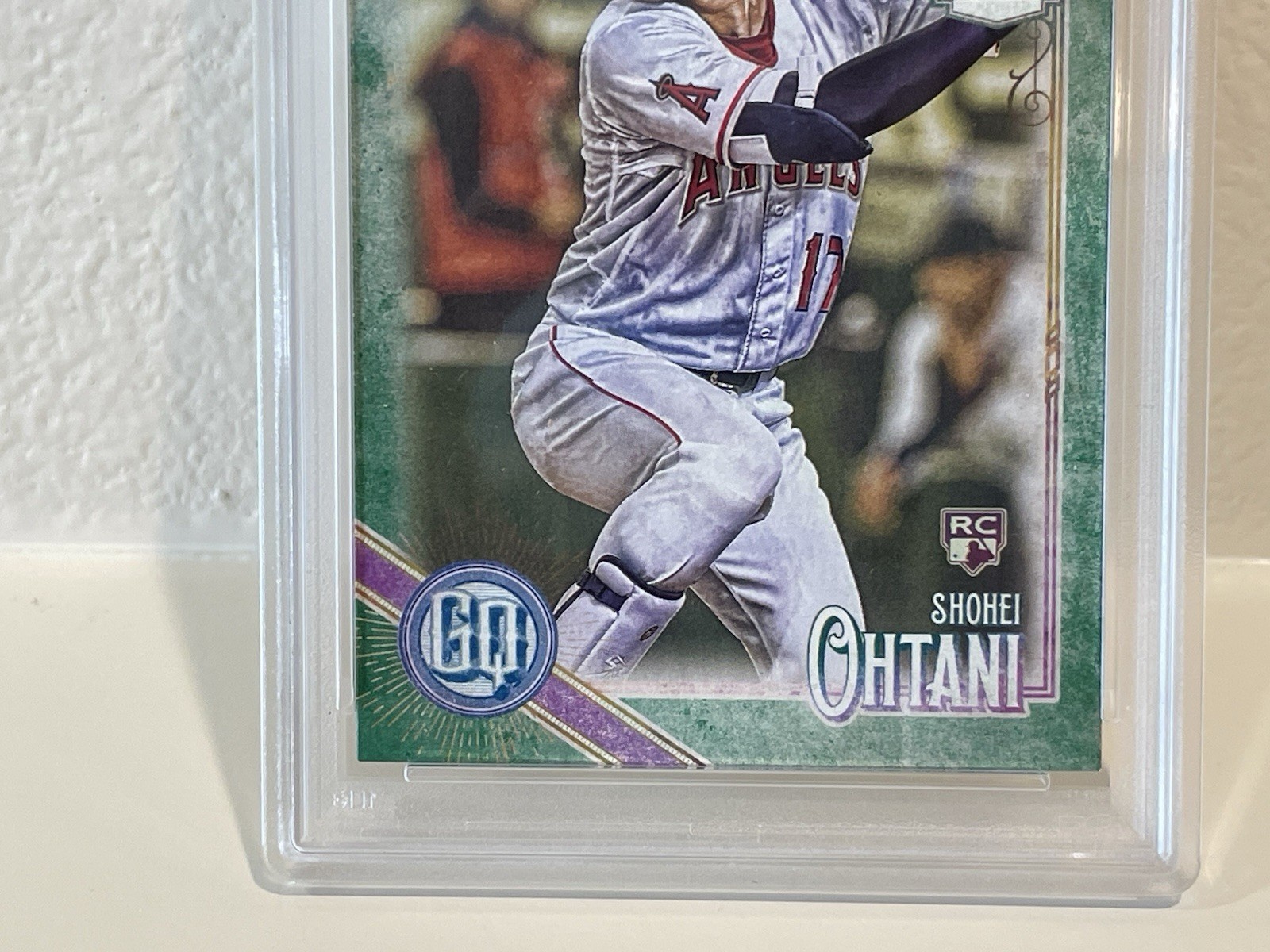 2018 Topps Gypsy Queen - Shohei Ohtani #89 Green (RC) PSA 9 (Rare Parallel) view 3