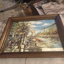framed wall art vintage