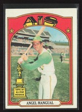 1972 Topps #62 Angel Mangual - EX/EX+ Set Break!
