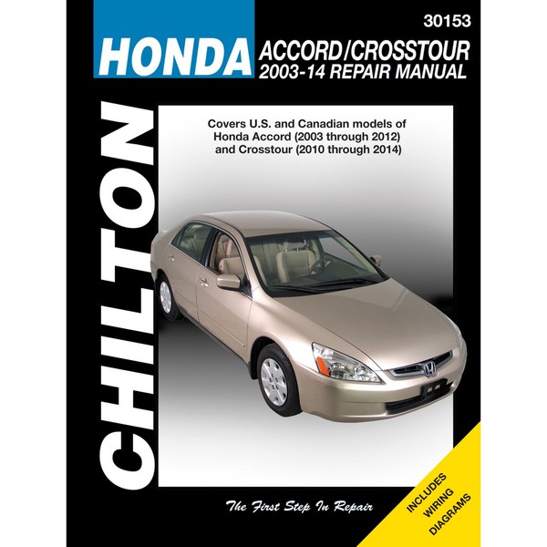 Honda Accord Crosstour 2003-2014 Workshop Manual Chilton-image