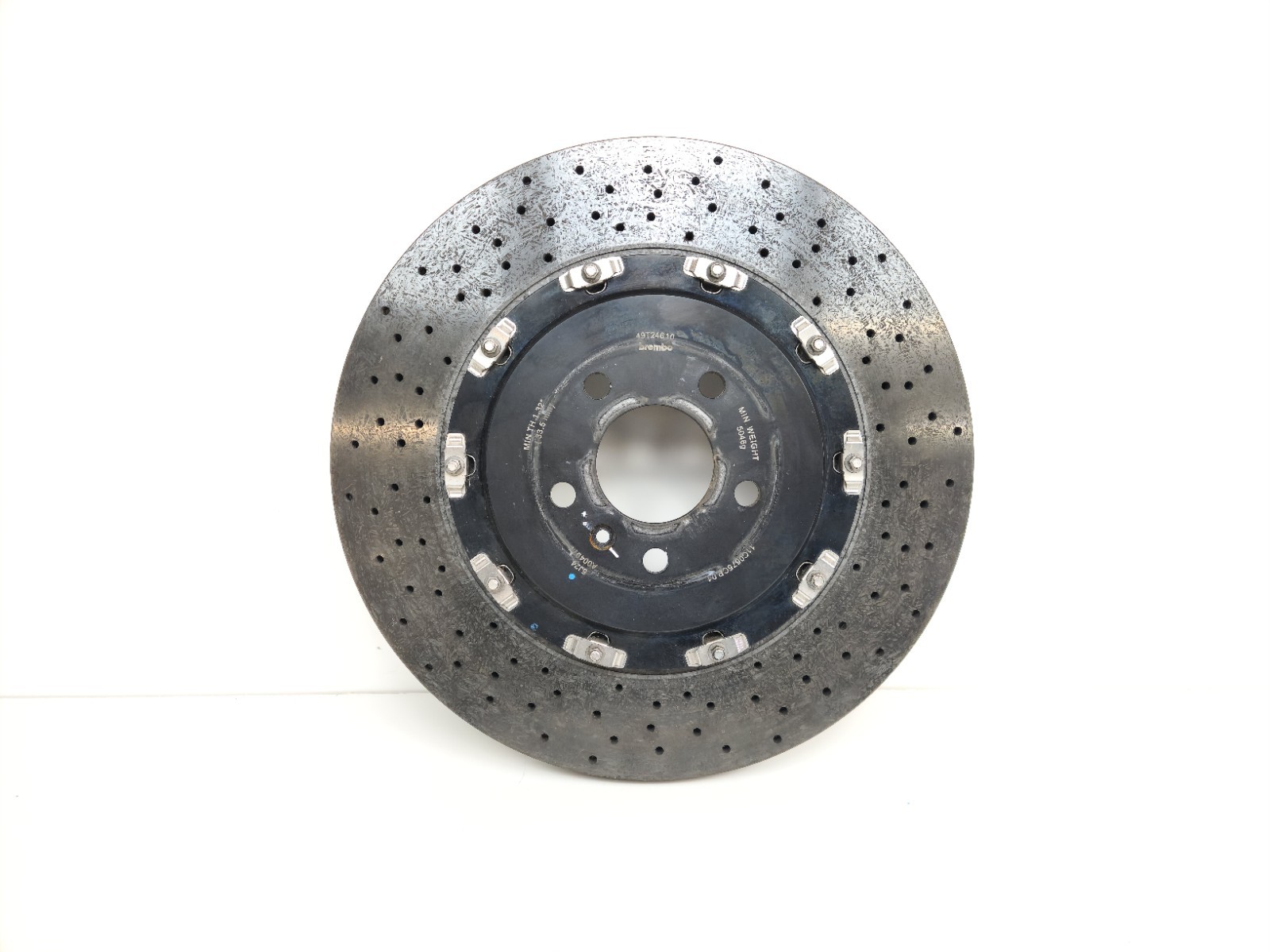 2015-2017 MCLAREN 675L RWD 3.8T REAR BREMBO CARBON CERAMIC BRAKE ROTOR OEM