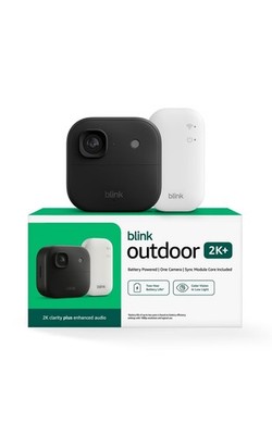 Blink Outdoor 2K+ (newest model)   Wireless smart security camera, 2K video