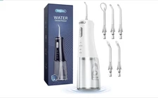 Onlyone Water Dental Flosser, 300ML Portable Oral Irrigator for Teeth, 4 Modes
