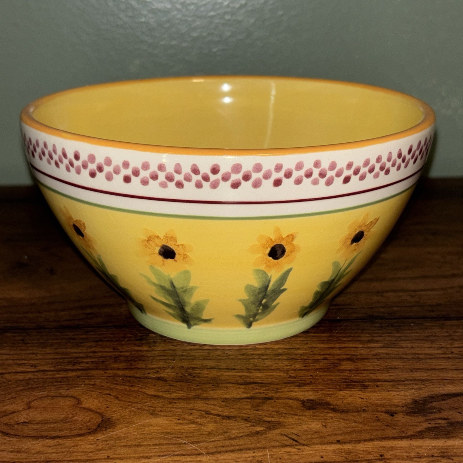Pfaltzgraff The Secrets Of Pistoulet Sunflower  by Jana Kolpen Cereal Soup Bowl
