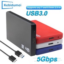 Portable 2.5in 4TB HDD External Hard Drive Case Enclosure USB 3.0 SATA Disk