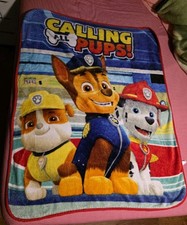 Paw Patrol Marshall Chase Rubble Calling All Pups Blanket PAW Patrol Throw