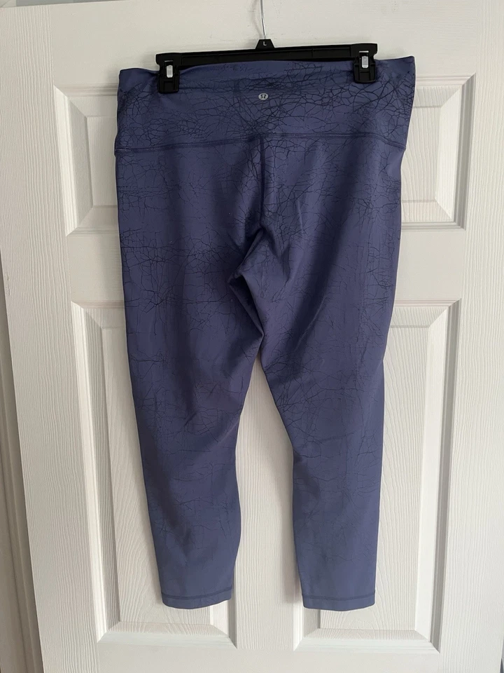 Leggings para mujer Lulu Lemon morados talla 14 Foto 4 de 4