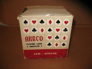 Vintage ARRCO Hand Operated Playing Card Shuffler #546